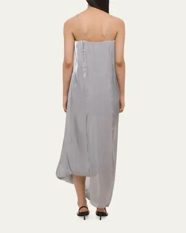 Helmut Lang Fluid Satin Slip Dress | Thumbnail 3 Helmut Lang Fluid Satin Slip Dress | Thumbnail 3