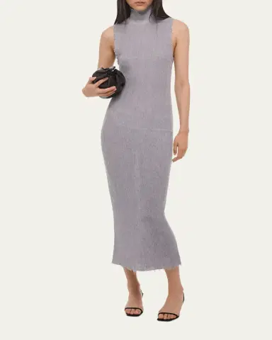 Helmut Lang Turtleneck Tank Dress | Thumbnail 4 Helmut Lang Turtleneck Tank Dress | Thumbnail 4