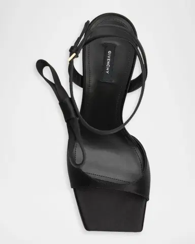 Givenchy 95mm Naked Satin Ankle-Strap Sandals | Thumbnail 6 Givenchy 95mm Naked Satin Ankle-Strap Sandals | Thumbnail 6