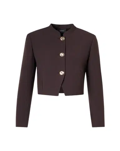 Akris Kadet Short Wool Jacket | Thumbnail 1 Akris Kadet Short Wool Jacket | Thumbnail 1