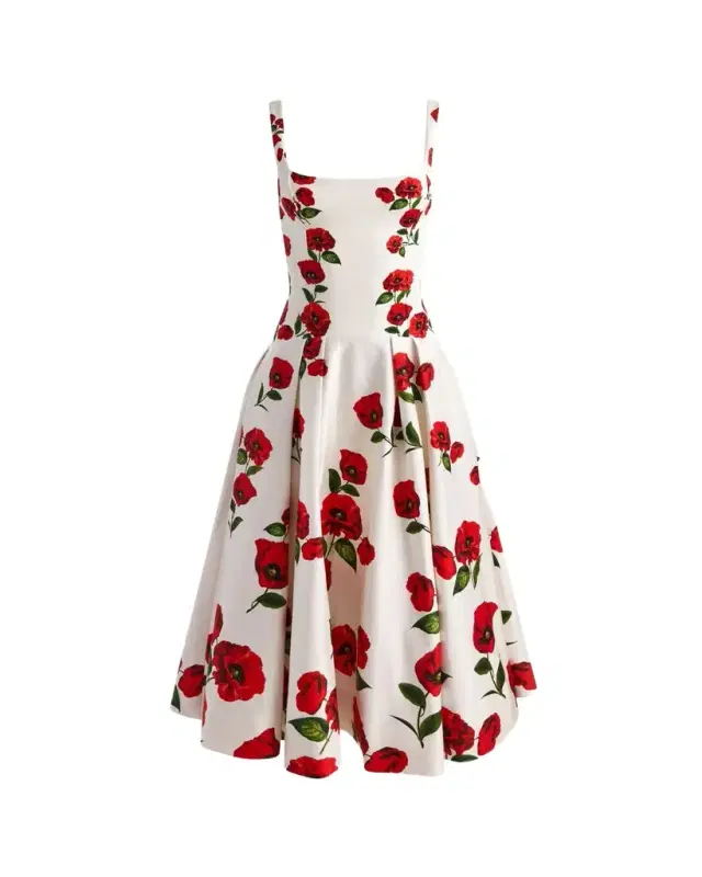 ALICE + OLIVIA Adley Drop-Waist Maxi Dress