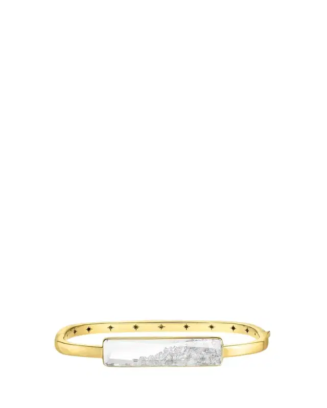 Moritz Glik Core Diamond Shaker Bangle in 18k Gold