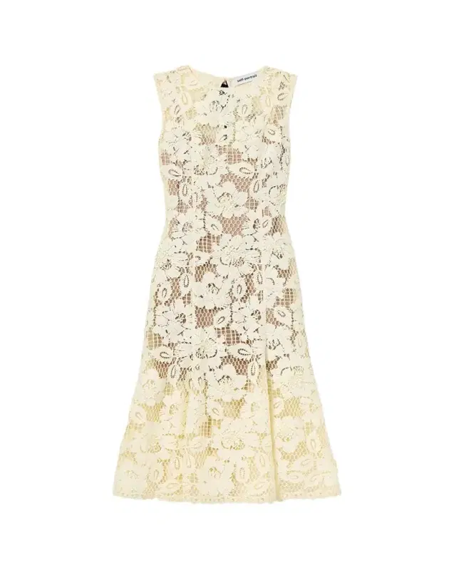Self-Portrait Crochet Lace Midi Dress