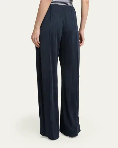 Giorgio Armani Jacquard Jersey Straight-Leg Trousers | Thumbnail 2 Giorgio Armani Jacquard Jersey Straight-Leg Trousers | Thumbnail 2