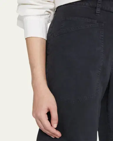 Nili Lotan Shon Mid-Rise Cropped Pants | Thumbnail 5 Nili Lotan Shon Mid-Rise Cropped Pants | Thumbnail 5
