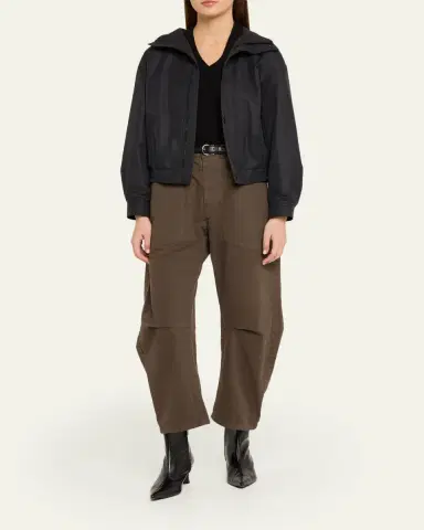 Nili Lotan Shon Mid-Rise Cropped Pants | Thumbnail 6 Nili Lotan Shon Mid-Rise Cropped Pants | Thumbnail 6