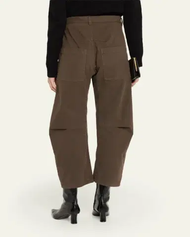 Nili Lotan Shon Mid-Rise Cropped Pants | Thumbnail 7 Nili Lotan Shon Mid-Rise Cropped Pants | Thumbnail 7