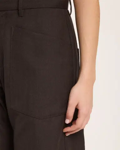 Nili Lotan Shon Virgin Wool Barrel-Leg Pants | Thumbnail 5