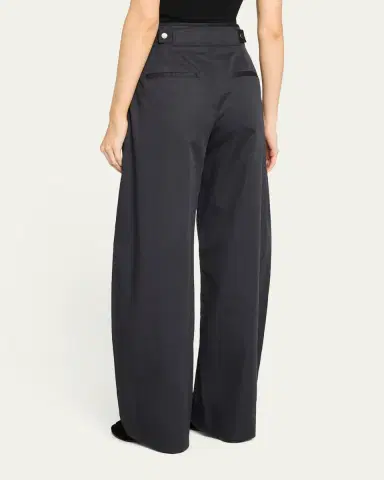 Vince High-Rise Poplin Pants | Thumbnail 3 Vince High-Rise Poplin Pants | Thumbnail 3
