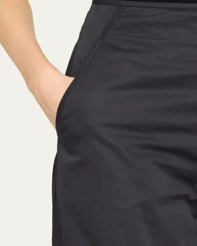Vince High-Rise Poplin Pants | Thumbnail 5 Vince High-Rise Poplin Pants | Thumbnail 5