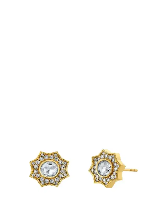 Arman Sarkisyan 22K Diamond Louiza Stud Earrings