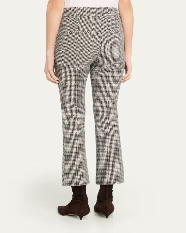 Veronica Beard Arte Check Plaid Kick-Flare Pants | Thumbnail 3 Veronica Beard Arte Check Plaid Kick-Flare Pants | Thumbnail 3