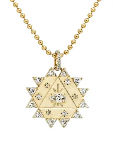 Dara Kaye Alchemy Mega Sun Transformation Pendant Necklace with Diamonds | Thumbnail 1 Dara Kaye Alchemy Mega Sun Transformation Pendant Necklace with Diamonds | Thumbnail 1