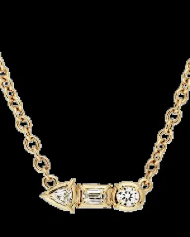 Dara Kaye Eternal Trinity Mini Triple Stone Necklace | Thumbnail 2 Dara Kaye Eternal Trinity Mini Triple Stone Necklace | Thumbnail 2