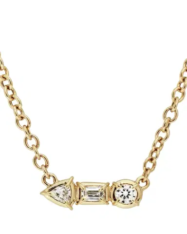 Dara Kaye Eternal Trinity Mini Triple Stone Necklace | Thumbnail 1 Dara Kaye Eternal Trinity Mini Triple Stone Necklace | Thumbnail 1