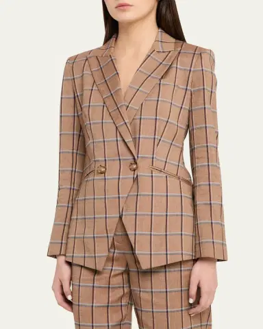 Veronica Beard Rickie Plaid Dickey Jacket | Thumbnail 4 Veronica Beard Rickie Plaid Dickey Jacket | Thumbnail 4