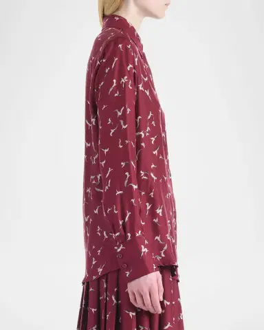 Altuzarra Chika Printed Satin Top | Thumbnail 5 Altuzarra Chika Printed Satin Top | Thumbnail 5