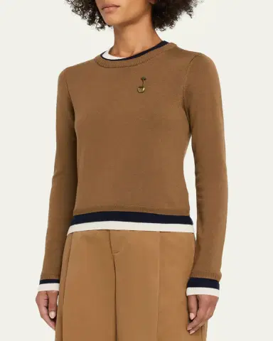 Monse Triple-Layer Wool Crewneck Sweater | Thumbnail 4 Monse Triple-Layer Wool Crewneck Sweater | Thumbnail 4