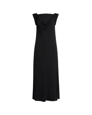 Bottega Veneta Intrecciato-Trim Draped Crepe Jersey Maxi Dress | Thumbnail 1 Bottega Veneta Intrecciato-Trim Draped Crepe Jersey Maxi Dress | Thumbnail 1