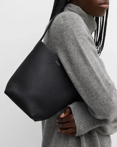 THE ROW N/S Park Tote Small in Lux Grained Calfksin | Thumbnail 4