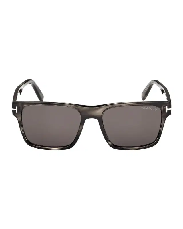 TOM FORD Men 's Calder Acetate Square Sunglasses