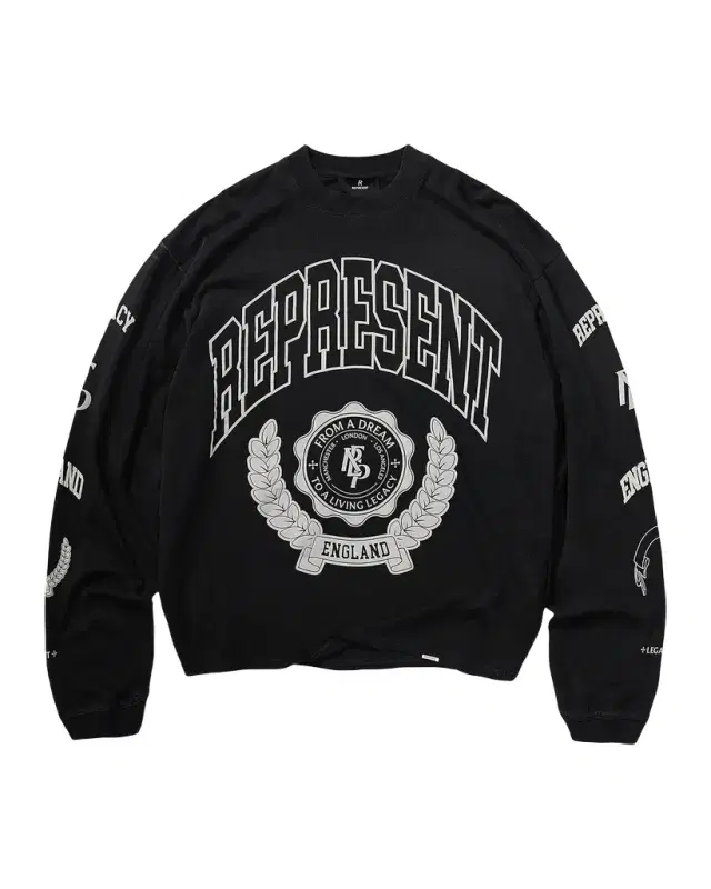 Represent Men's Represent Legacy Crest Long-Sleeve T-Shirt