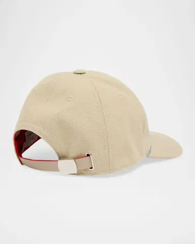 Christian Louboutin Men's Neo CL Canvas Baseball Cap | Thumbnail 2