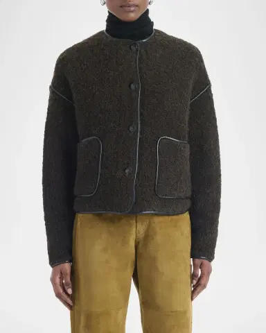 Altuzarra Irving Single-Breasted Alpaca Boucle Jacket | Thumbnail 4
