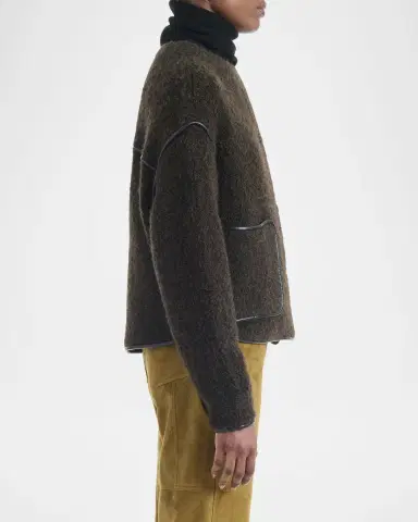 Altuzarra Irving Single-Breasted Alpaca Boucle Jacket | Thumbnail 6