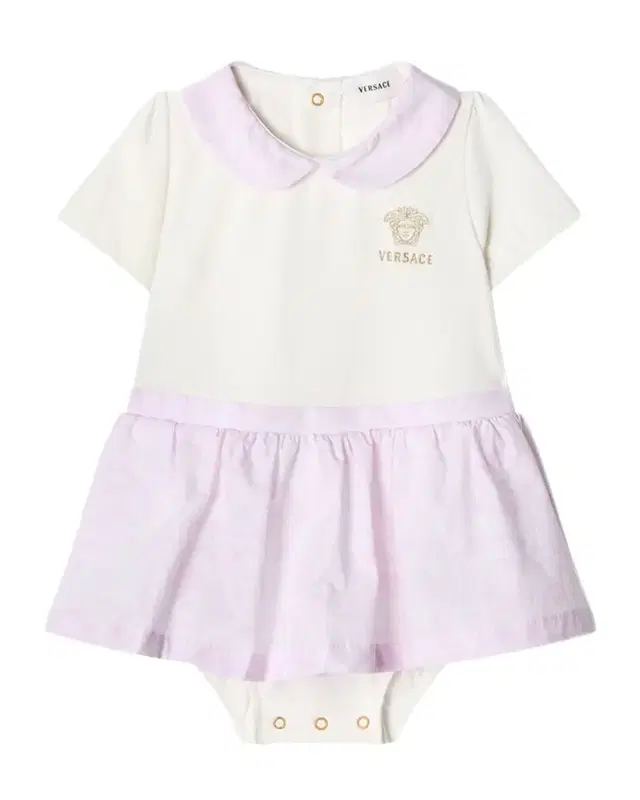 Versace Girl 's Printed Stretch Cotton Jersey T-Shirt Dress, Size 6M-18M