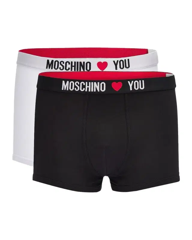 MOSCHINO Men's My Valentine 2-Pack Boxer Briefs