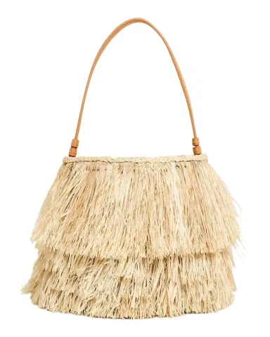 Poolside The Harbour Island Raffia Bucket Bag | Thumbnail 1
