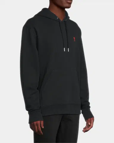 AMI PARIS Men's Ami De Coeur Cotton Hoodie | Thumbnail 5