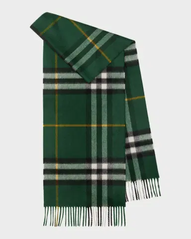 Burberry Giant Check Cashmere Scarf | Thumbnail 4 Burberry Giant Check Cashmere Scarf | Thumbnail 4