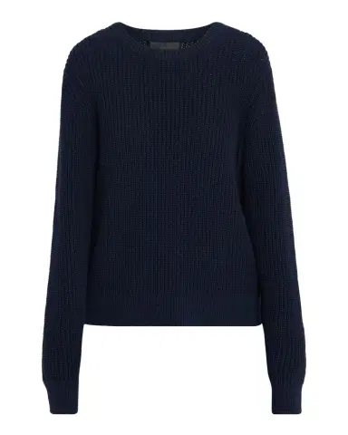 Nili Lotan Tarik Cotton-Silk English Rib Crewneck Sweater | Thumbnail 1 Nili Lotan Tarik Cotton-Silk English Rib Crewneck Sweater | Thumbnail 1