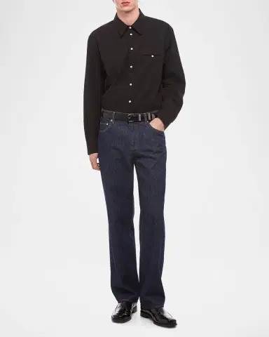 Helmut Lang Men's Essential Wardrobe Straight-Leg Jeans | Thumbnail 2 Helmut Lang Men's Essential Wardrobe Straight-Leg Jeans | Thumbnail 2