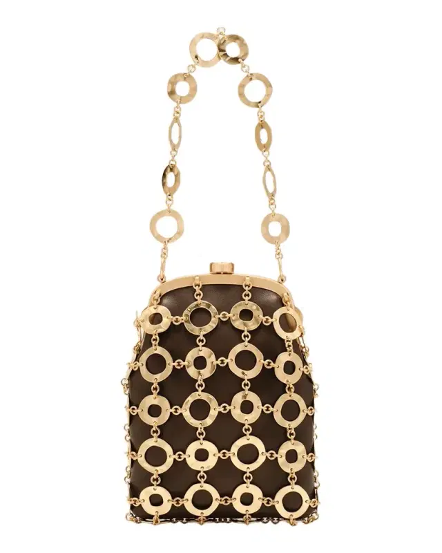 Cult Gaia Brielle Faux Pearl Top-Handle Bag