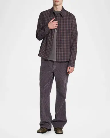 Marni Men's Corduroy Flared Five-Pocket Pants | Thumbnail 2