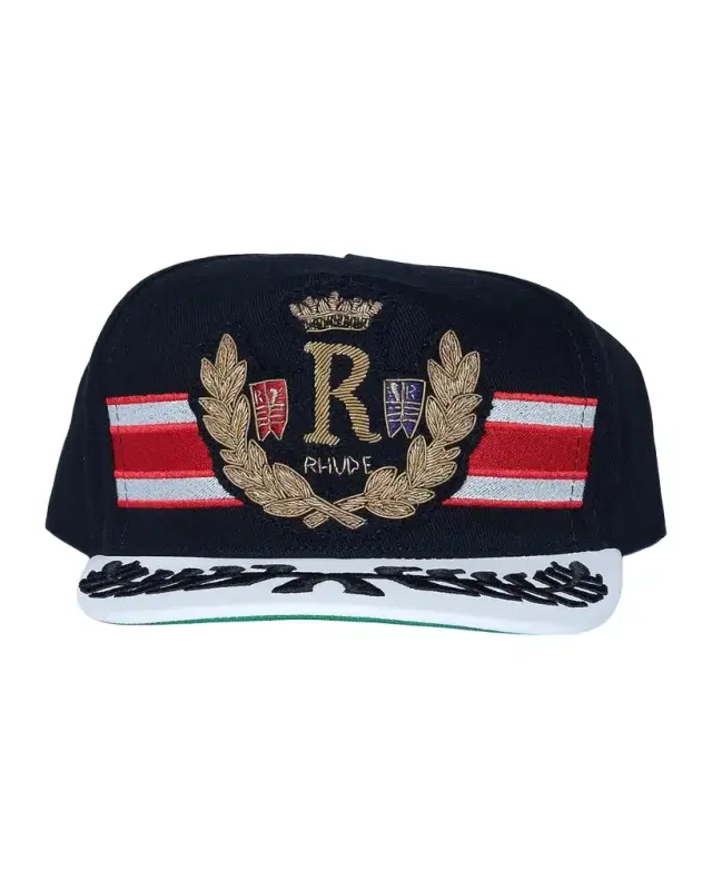 Rhude Men 's Captain S Crest Trucker Hat