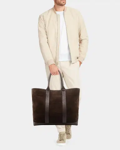 Tom Ford Men's Large Suede Tote Bag | Thumbnail 5