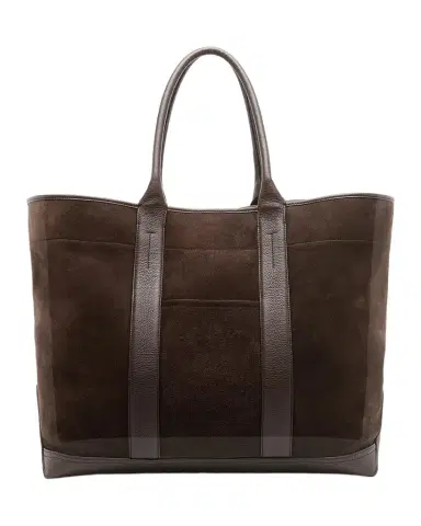Tom Ford Men's Large Suede Tote Bag | Thumbnail 1