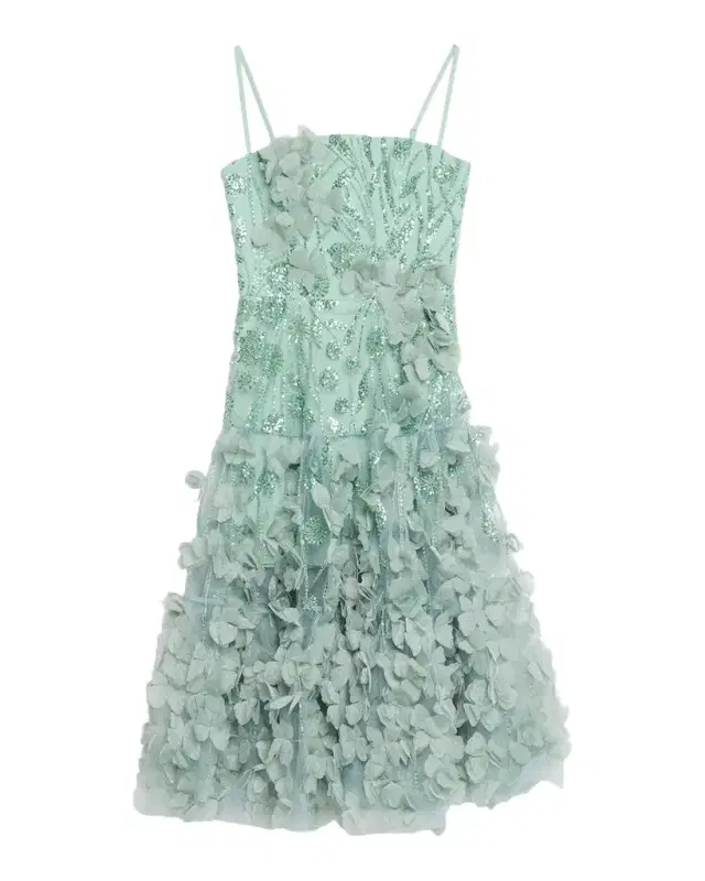 HELSI Lily Floral Beaded Fit & Flare Midi Dress
