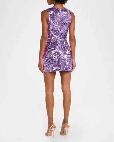 HELSI Greta Sequin Sleeveless Mini Dress | Thumbnail 3 HELSI Greta Sequin Sleeveless Mini Dress | Thumbnail 3