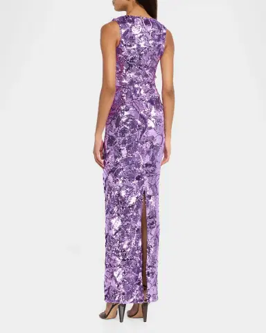 HELSI Iris Sequin Sleeveless Gown | Thumbnail 3