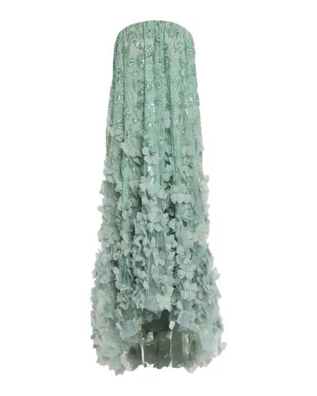 HELSI Alice Beaded Floral Strapless Dress