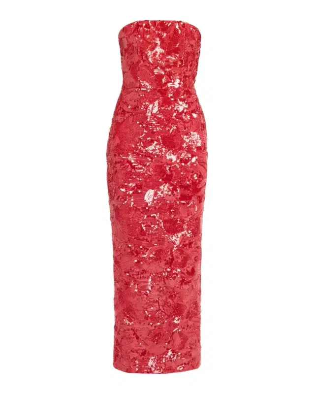 HELSI Leslie Strapless Sequin Column Gown