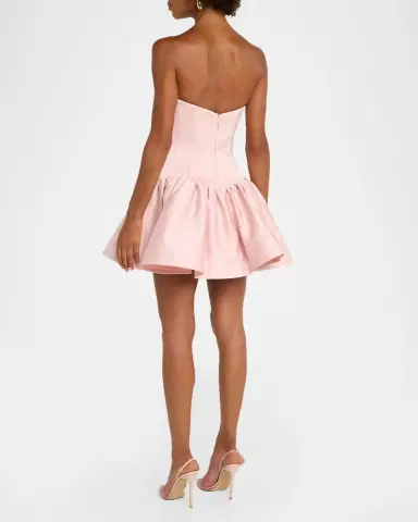 HELSI Emma Sweetheart Strapless Fit & Flare Mini Dress | Thumbnail 3