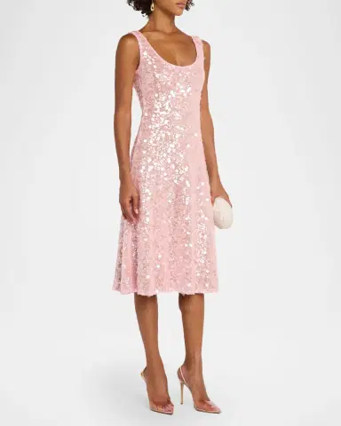 HELSI Isla Fit & Flare Sequin Midi Dress | Thumbnail 4 HELSI Isla Fit & Flare Sequin Midi Dress | Thumbnail 4