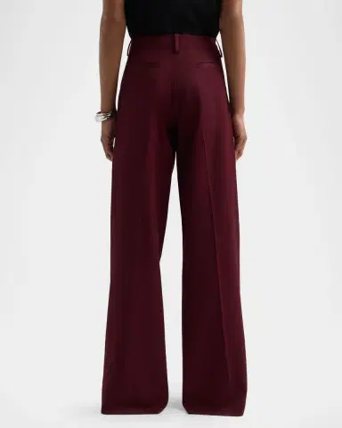 Proenza Schouler White Label Halima Wool Gabardine Pants | Thumbnail 4 Proenza Schouler White Label Halima Wool Gabardine Pants | Thumbnail 4