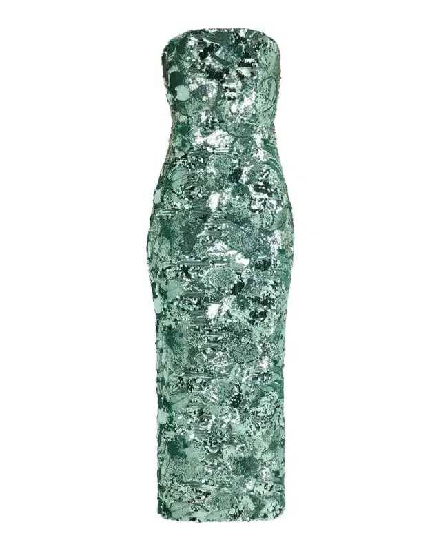HELSI Leslie Strapless Sequin Column Gown